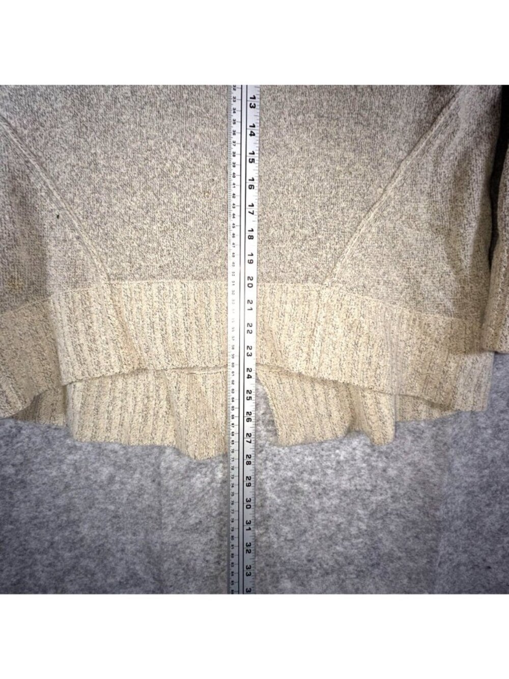 Brochu Walker Carrie Alpaca Turtleneck Sweater S Gray Quiet Luxury Office - Picture 4 of 9